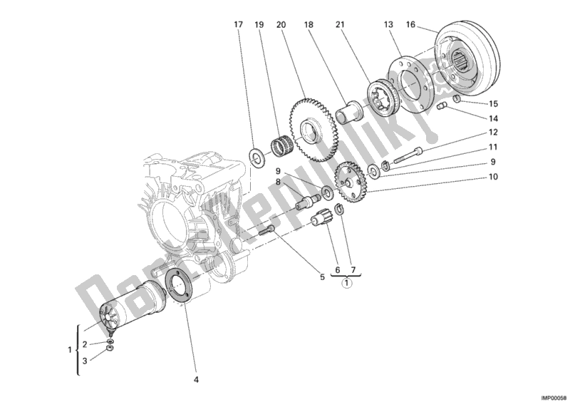 Todas las partes para Motor De Arranque de Ducati Monster S2R 800 2005